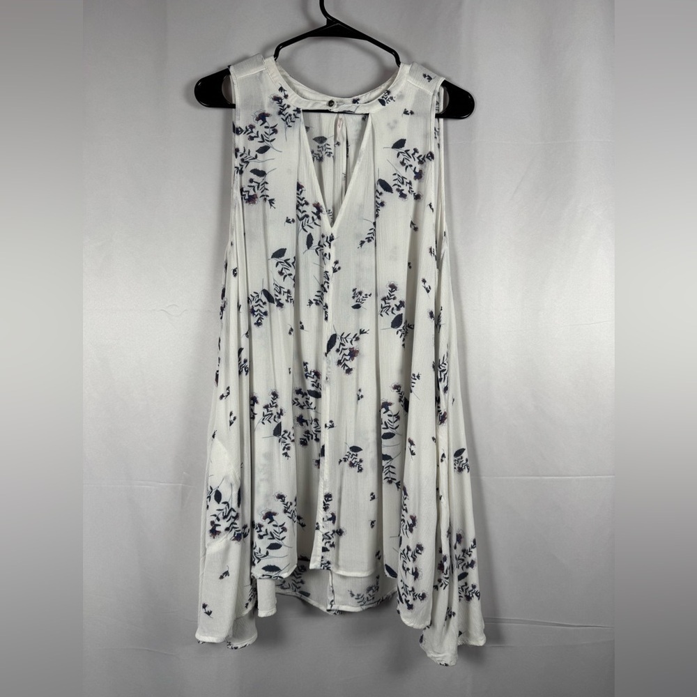 Free People White Floral Mini Dress - Picture 3 of 14